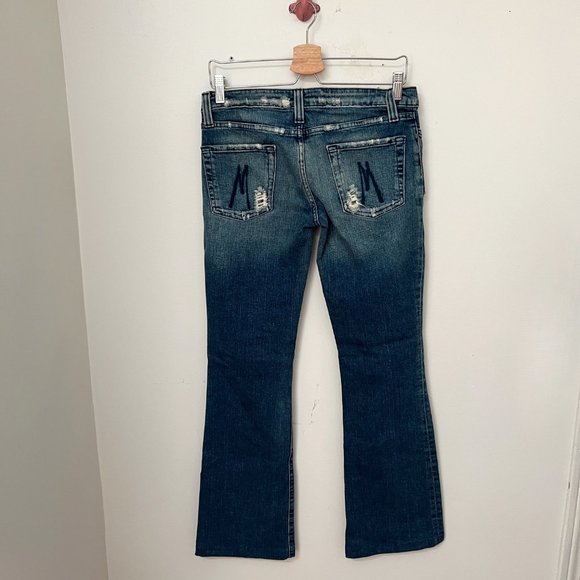 Y2K LOW RISE Marciano by Guess Flared Jeans - Picture 2 of 4